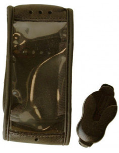 Lederendraagtas met riemclip Mitel 63xd DECT Phone