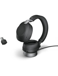 Jabra Evolve2 85 Link380c UC Stereo Stand Black