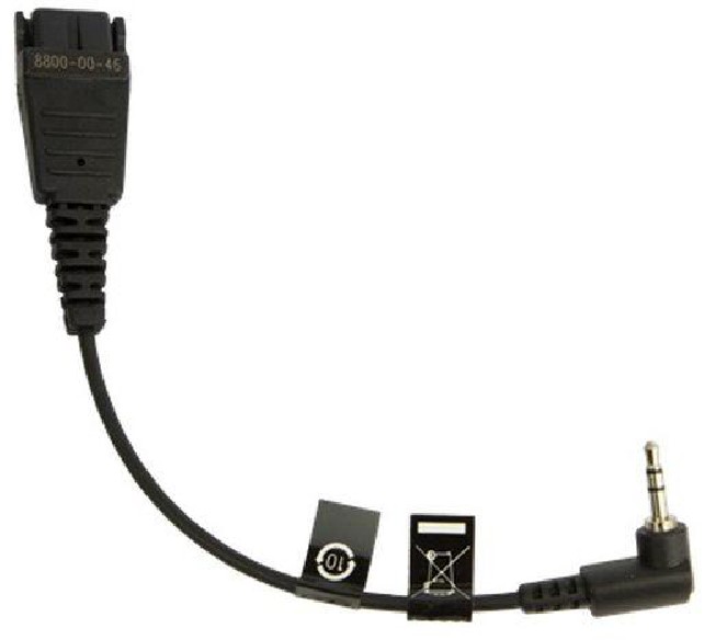 QD 2 5mm jack (straight)