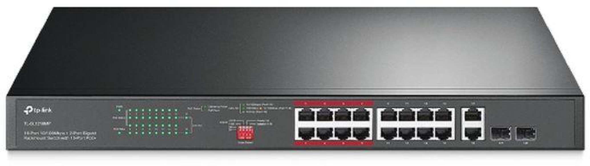 18 Port Gigabit Rackmount  Switch with 16 Port PoE +