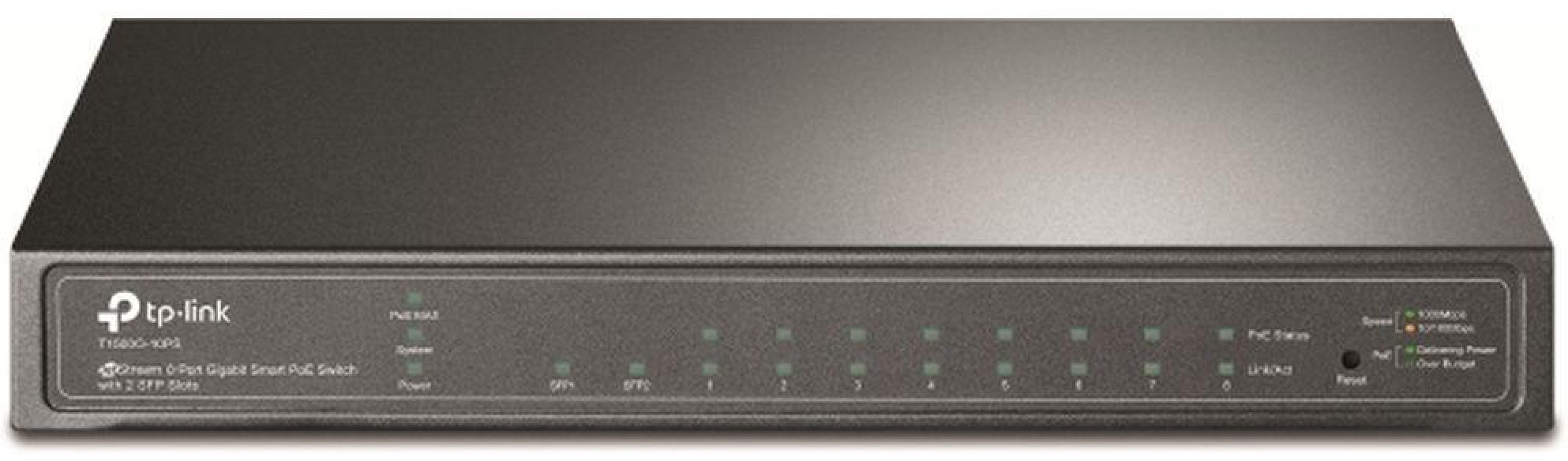 Omada  JetStream 8 Port Gigabit Smart PoE+ Switch  with 2SFP Slots