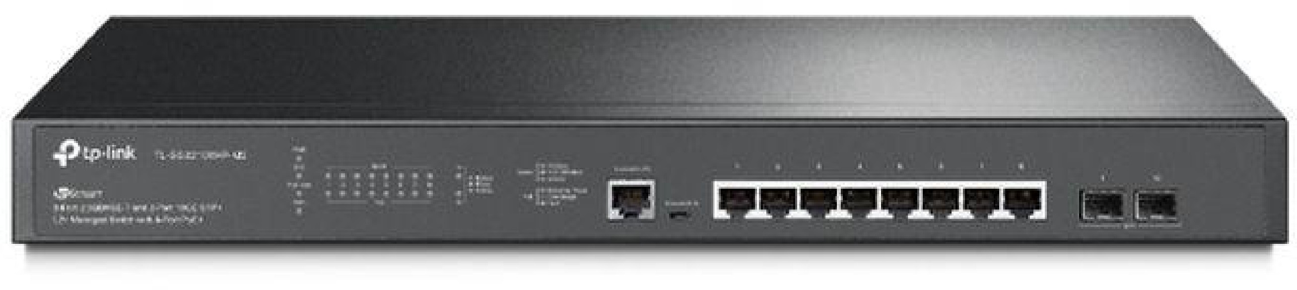 Omada   JetStream 8 Port 2 5GBASE T + 2 Port 10G EL2+ Managed Switch with 8 Port PoE+