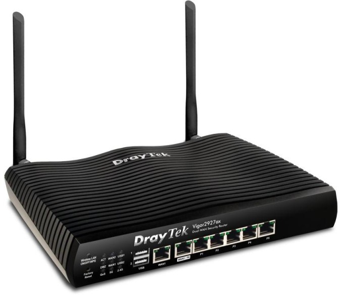 Vigor 2927ax Dual Gigabit WAN breedband router 5 Gigabit LAN  802 11ax wireless