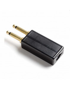 2 prong jack PJ 327 with modular 4/4 Western socket  fi  for Lucent Callmaster