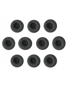 Large Leatherette ear cushion for Jabra BIZ2400 II NEXT GENERATION   10 pieces pack