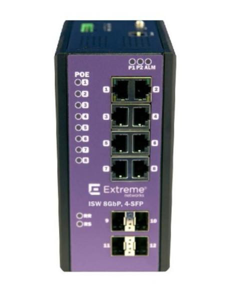 ISW 8GBP4 SFP 8 port POE+ Gigabit w/ 4 port SFP Operating Temperatur  40C   + 75C