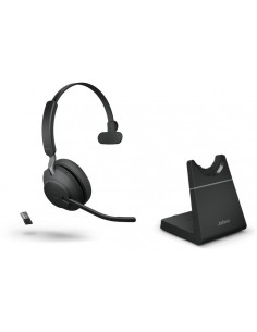Jabra Evolve2 65 Link380a UC Mono Stand Black
