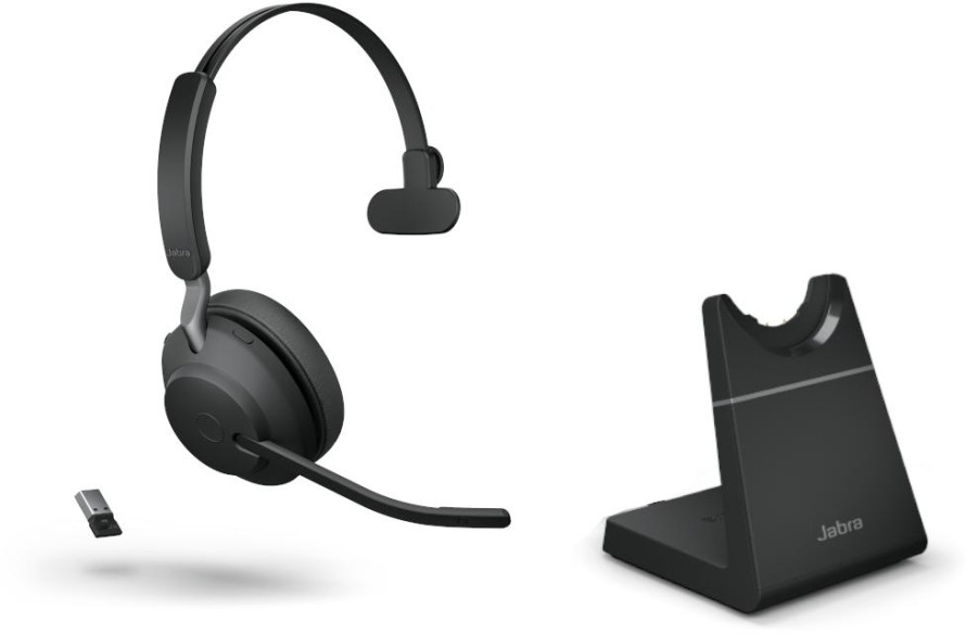 Jabra Evolve2 65 Link380a UC Mono Stand Black
