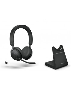 Jabra Evolve2 65 Link380c UC Stereo Stand Black