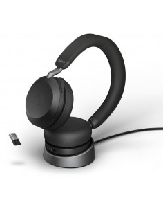 Jabra Evolve2 75 Link380a UC Stereo Stand Black