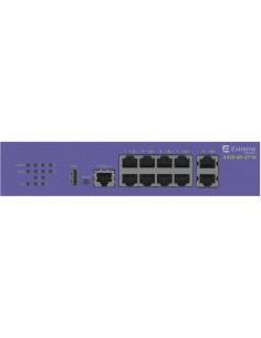 X435 8P 2T W 8 port 10/100/1000BASE T PoE+ half 2x1000BASE T uplinks POE powered 802 3bt