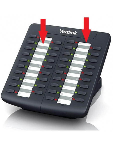 Yealink Insert label for EXP38 per PCE